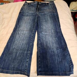 Whbm wide leg jeans, 10S